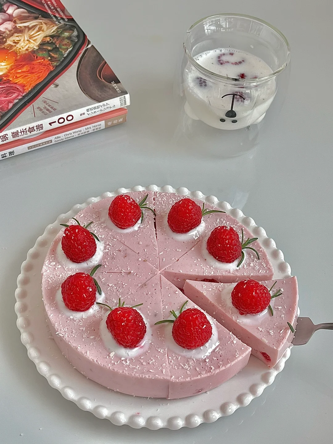☀️无糖低卡版树莓慕斯蛋糕｜一次成功巨简单