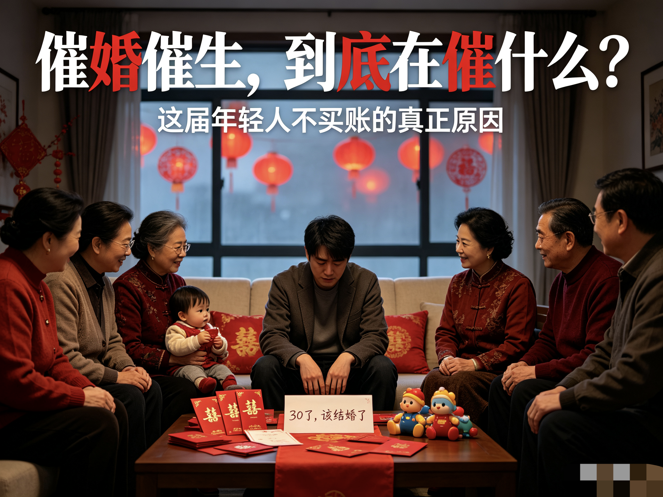 催婚催生，到底在催什么？这届年轻人不买账的真正原因