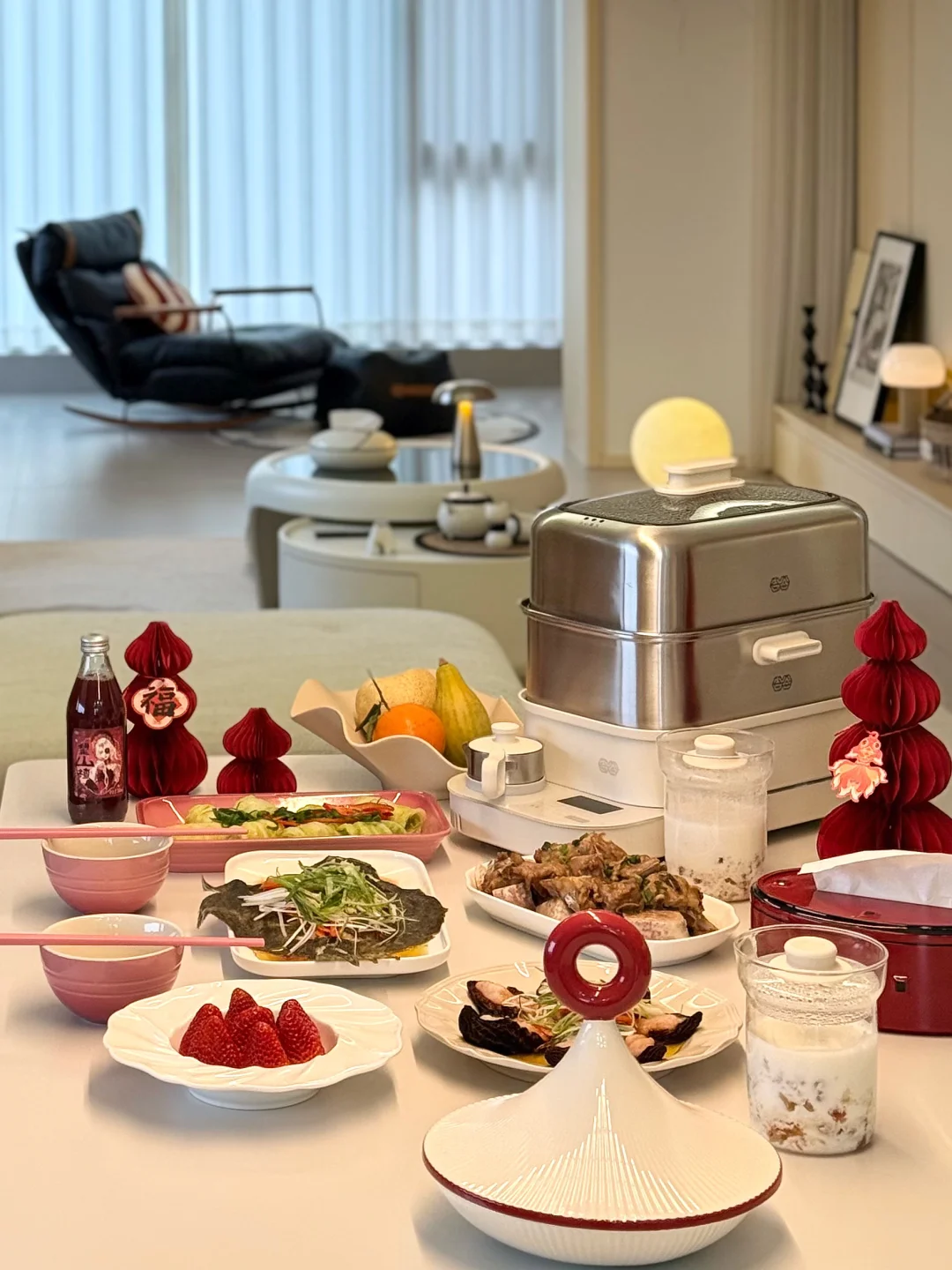 今年的年夜饭🍲电蒸锅帮我大忙了