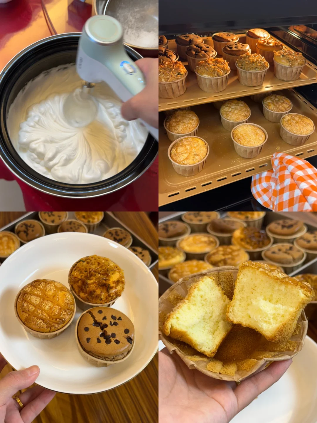 三种口味纸杯蛋糕/附详细教程🌷