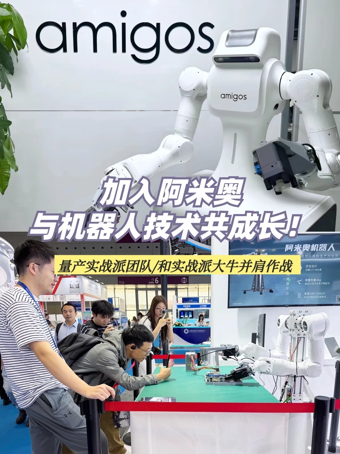加入阿米奥：与机器人技术共成长！