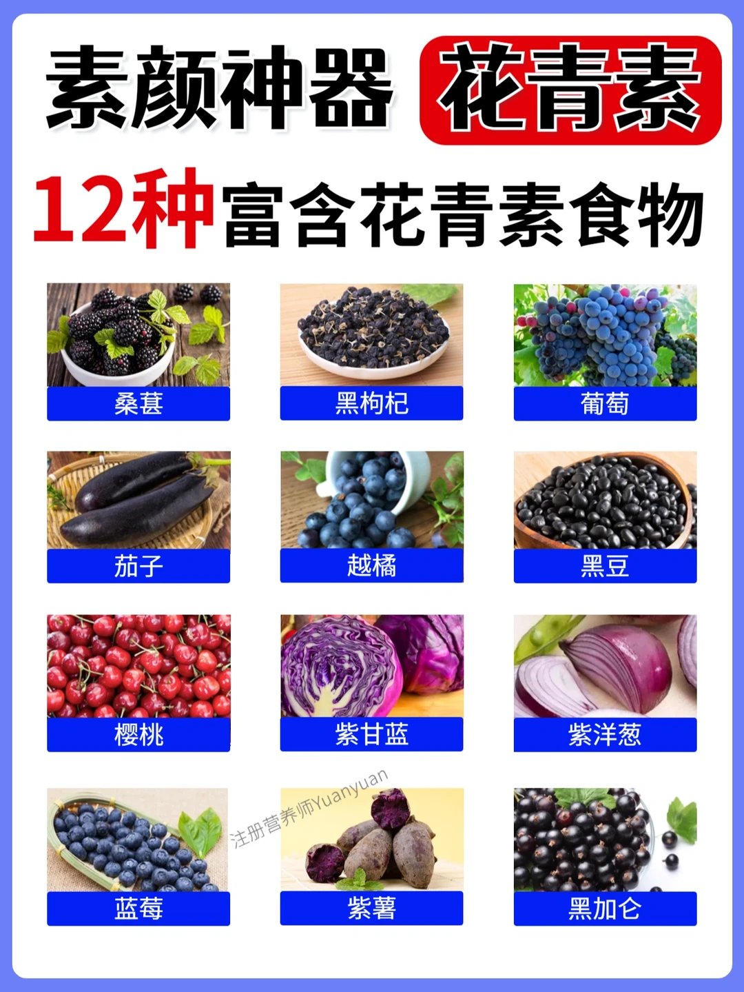 养眼护肤 素颜神器👉你一定要知道花青素