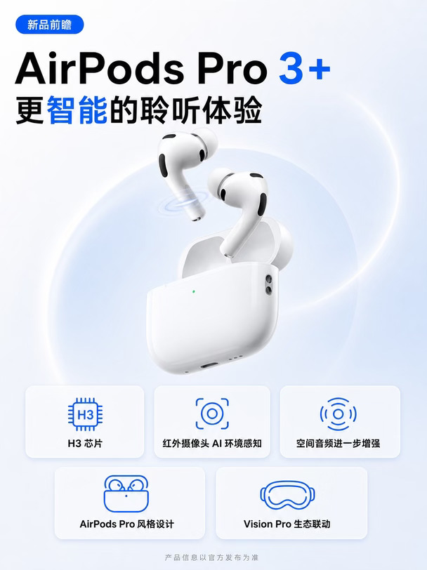 AirPods Pro 3+ 爆料前瞻