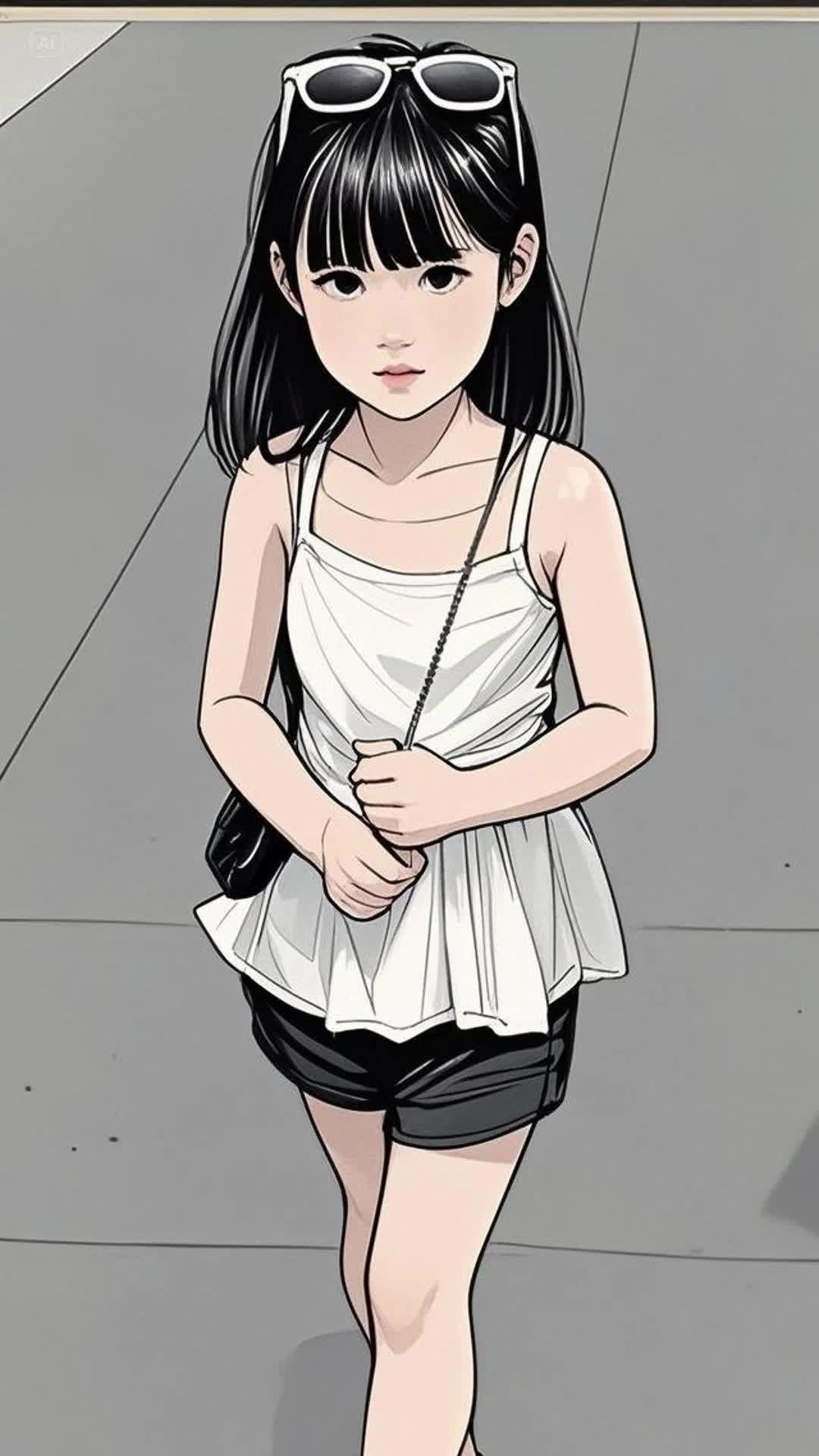 好高级好洋气，家有女儿的穿上就是气质韩系小姐姐！面