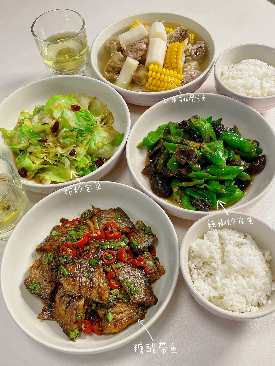 谁家晚饭这么丰盛啊～