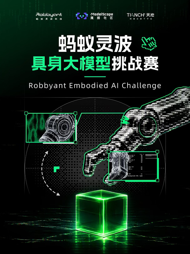 28w+奖池！首届蚂蚁灵波具身挑战赛来啦