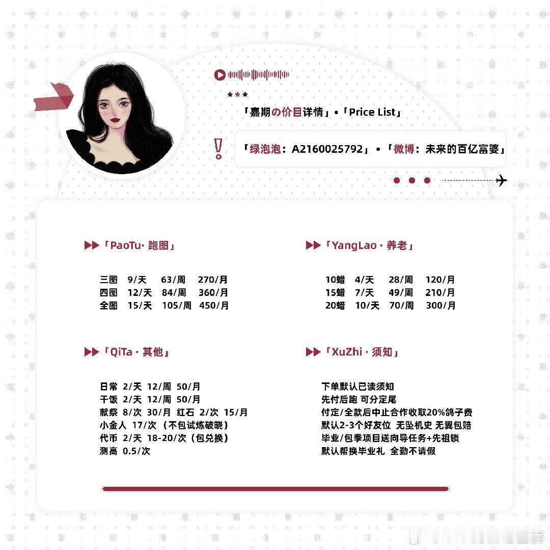 代代已成年，全勤不请假
wb：@未来的百亿富婆
vx：A2160025792