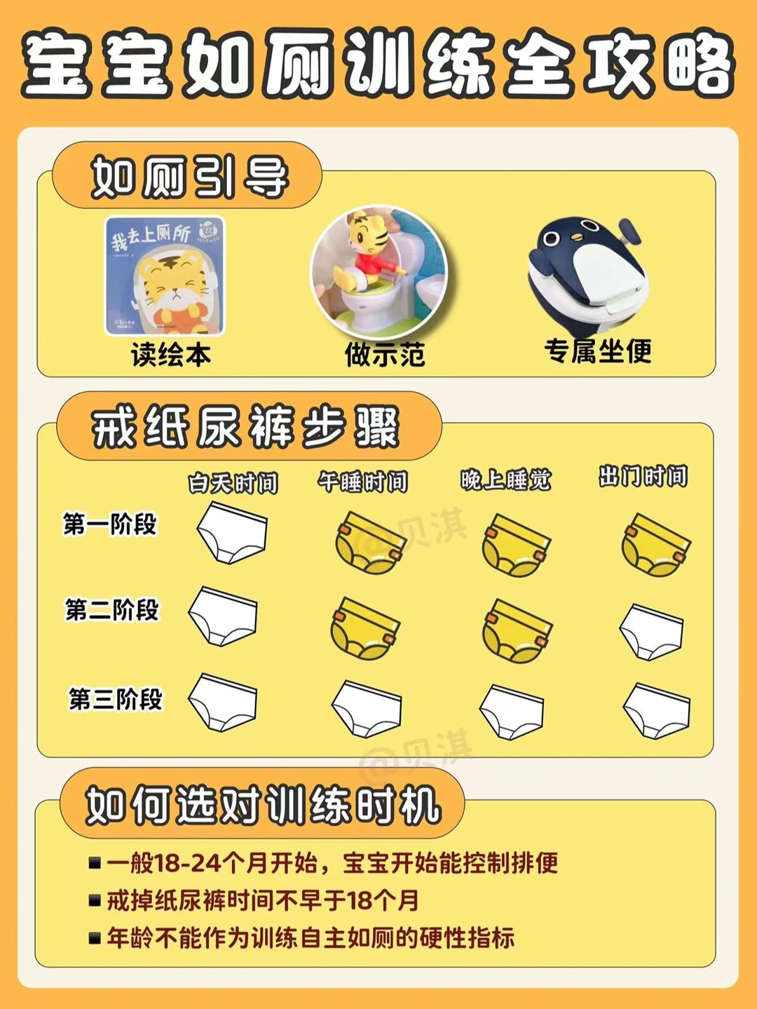 如厕训练这样做‼️3天宝宝自己就能上厕所