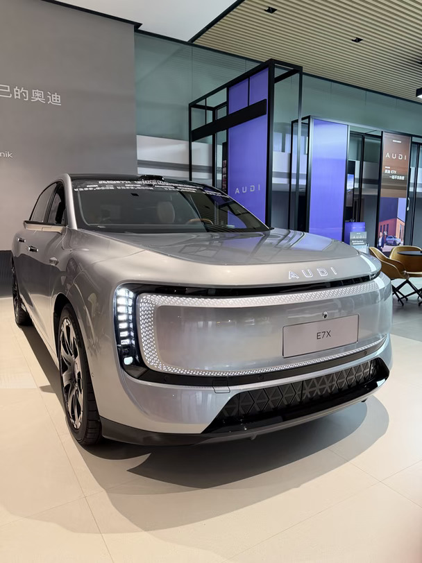 家庭电车备选🚗奥迪E7X，全家出行很合适