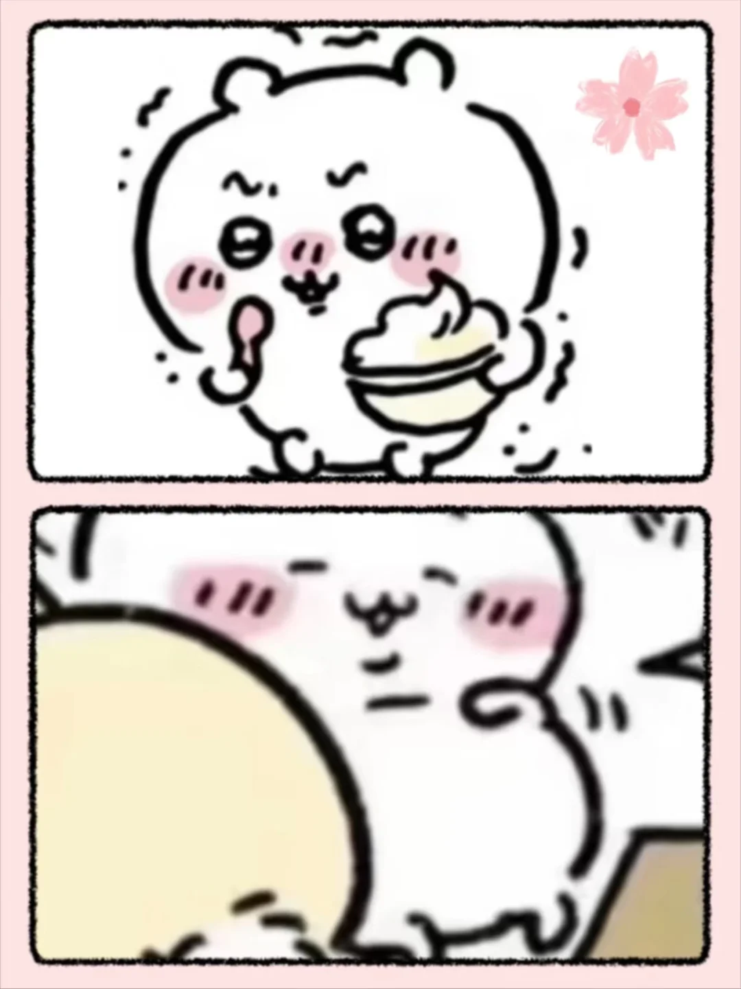 吉伊肚子鼓鼓的！！看起来乘乘的