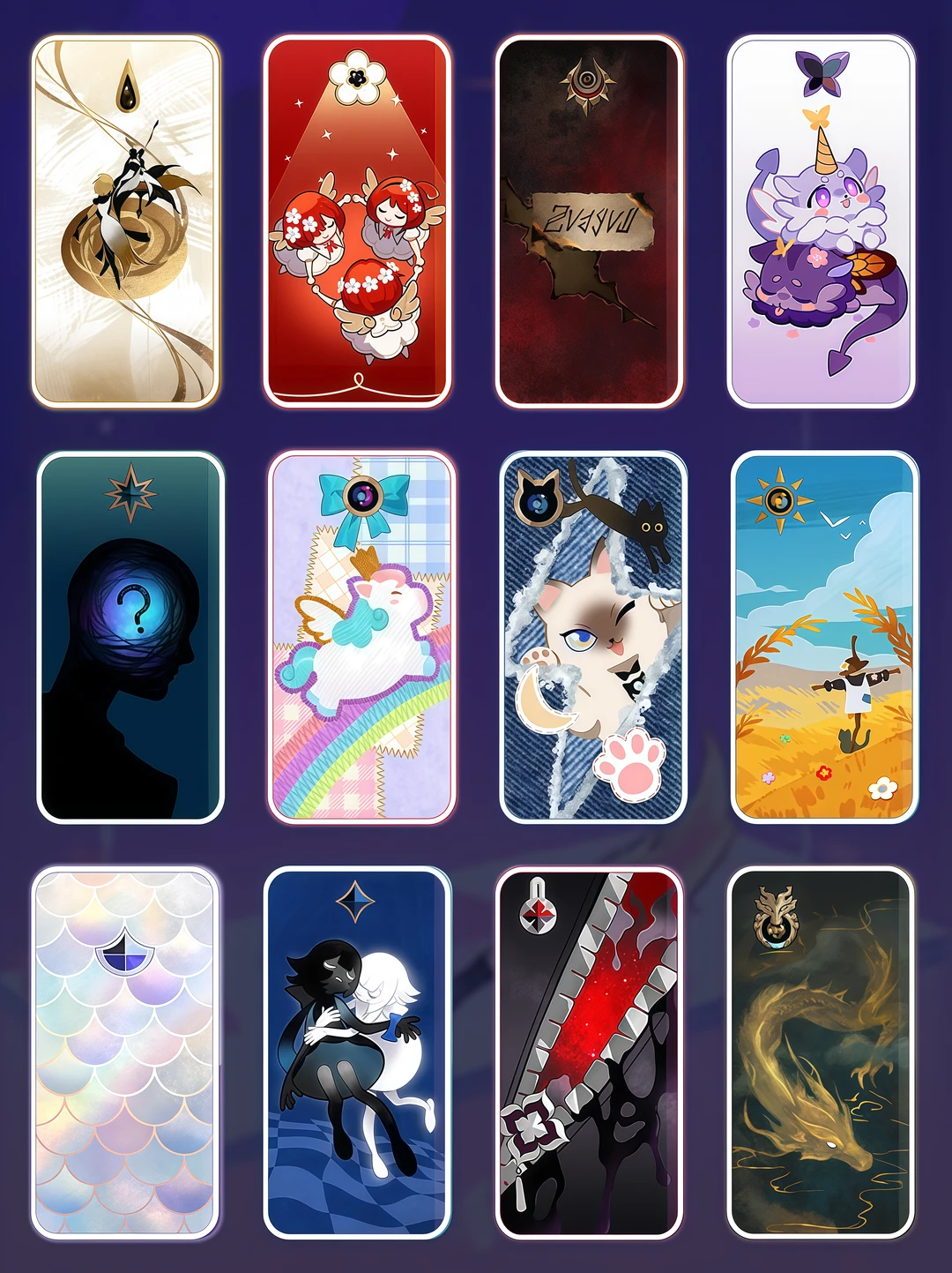 13黄金裔手机壳高清图，你能对上主人吗？