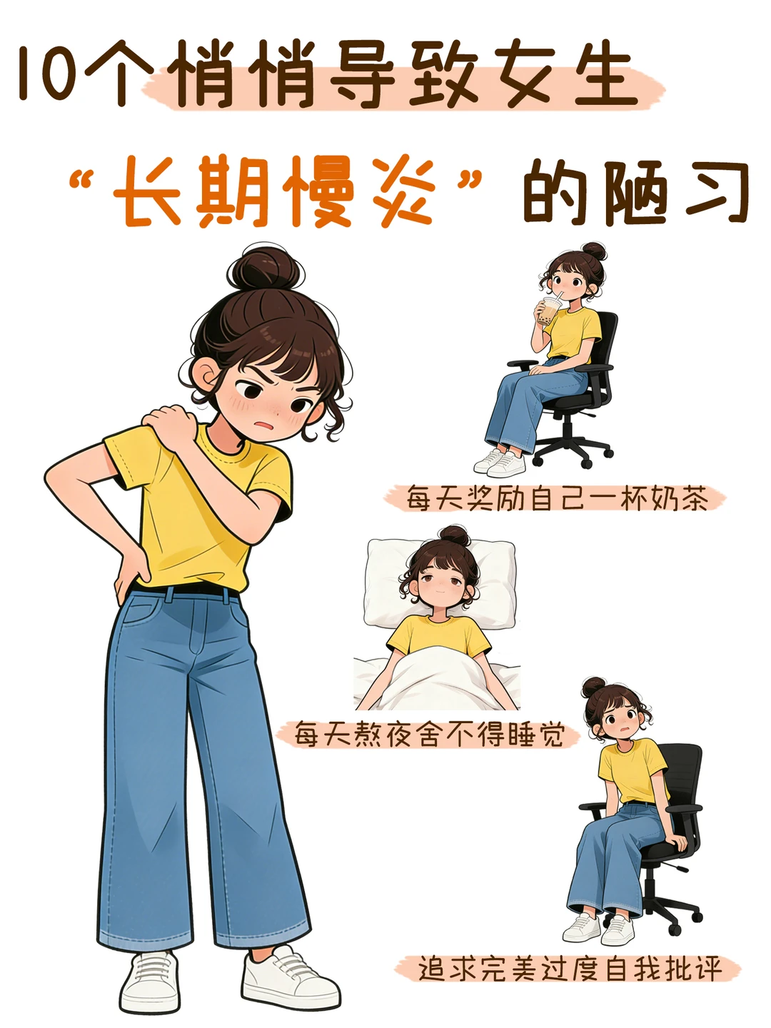 10个悄悄导致女生“长期慢炎”的陋习~