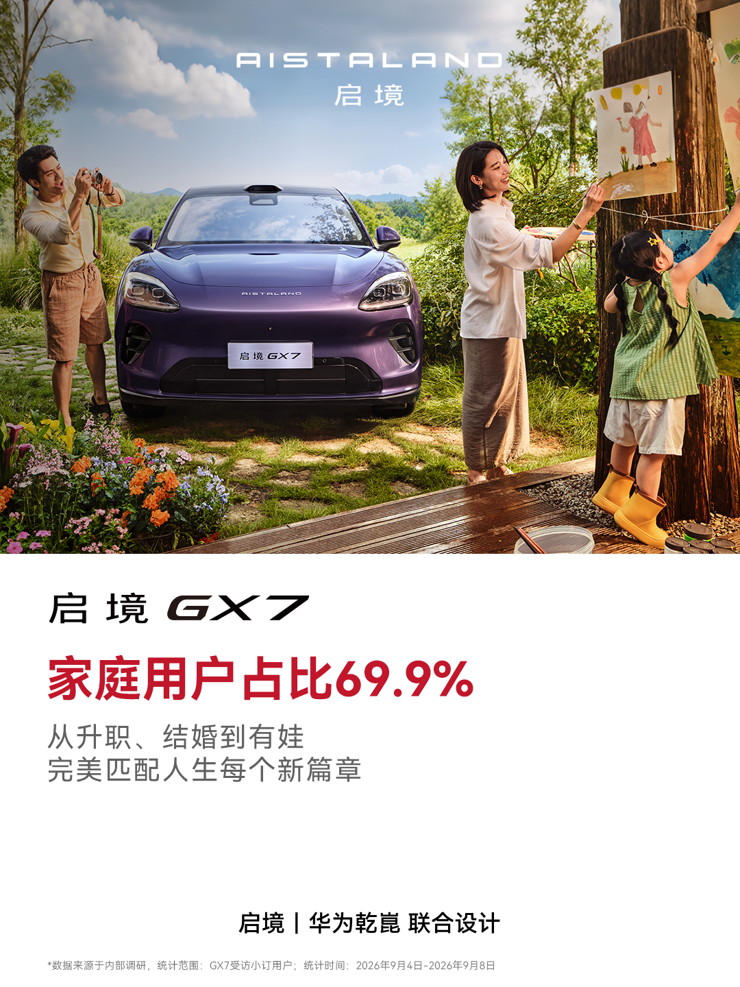 69.9% 家庭用户的共同选择，智能辅助驾驶安心省心
20秒一键纯平大床解锁午休自由，全系宁德时代电池，1500km超长综合续航
颜值空间兼备，全场景出行都合心意
