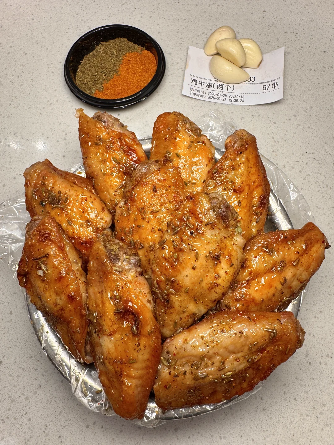 衡阳著名烤鸡翅。。。。。