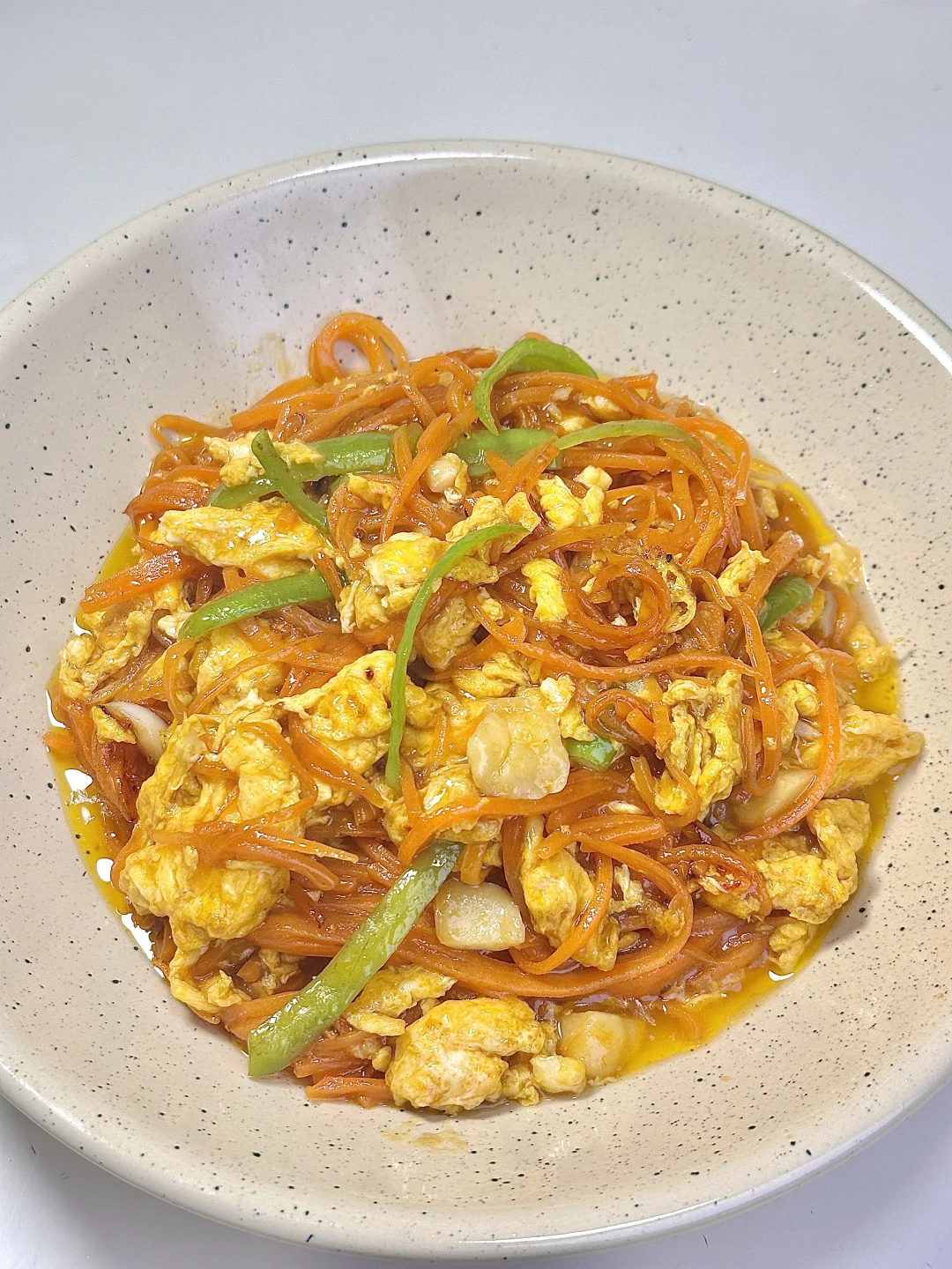 好吃到舔盘的胡萝卜炒蛋！