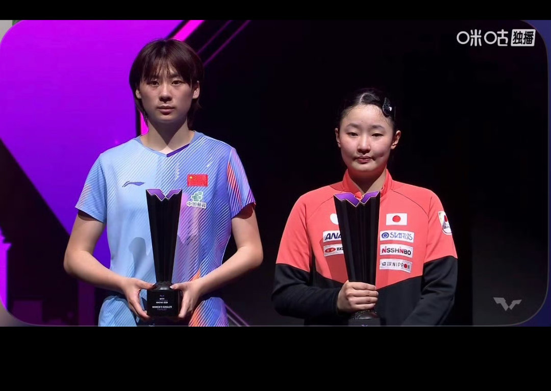 #国乒女单冠军赛颗粒无收#
澳门站 冠军🏆张本美和🇯🇵亚军🥈陈熠🇨🇳
横滨站 冠军🏆张本美和🇯🇵亚军🥈陈幸同🇨🇳
重庆站 冠军🏆张本美和🇯🇵亚军🥈蒯曼🇨🇳
多哈站 冠军🏆朱雨玲🇲🇴亚军🥈陈幸同🇨🇳

尽力了就好，不要紧张，调整心态，期待好消息 ​