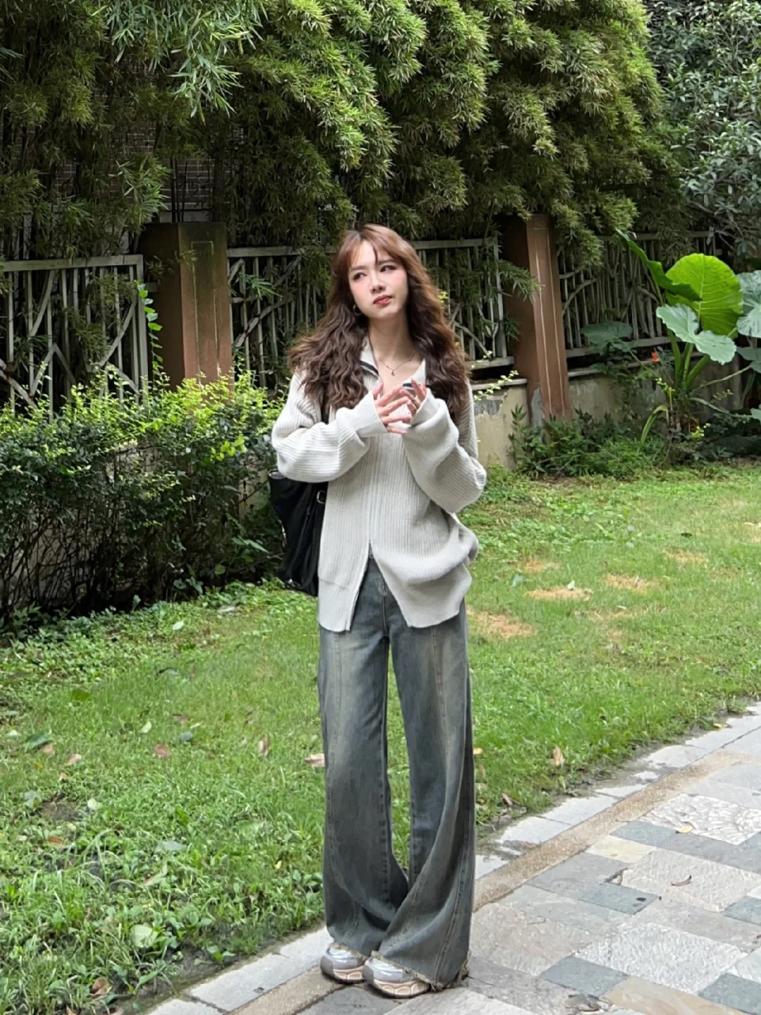 🍂低饱和度入秋不露腿~纸片人穿搭我悟了！