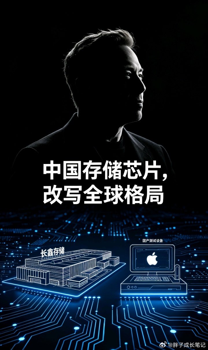 #马斯克称中国将生产大量内存条#
[思考][思考][思考]马斯克预判中国会大规模量产内存。长鑫存储稳居全球第四，苹果也在测试国产DRAM。海外存储垄断格局正在松动，持续突破的国产存储芯片，正在改写全球半导体市场格局。 ​