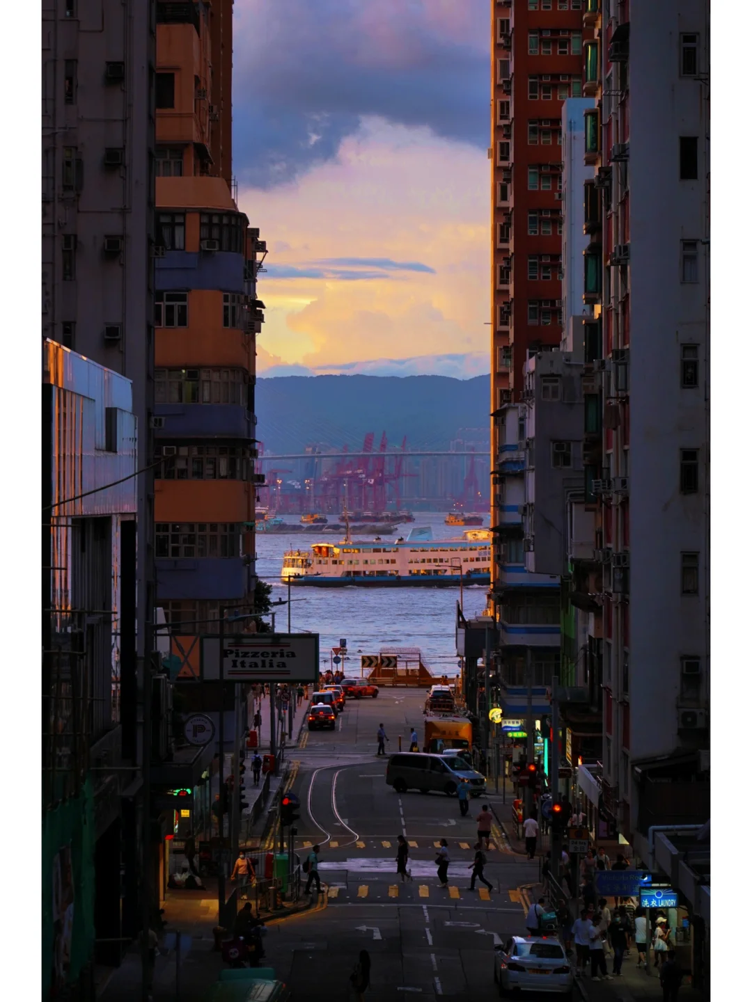 香港幸运行程🌇 路的尽头邂逅浪漫晚霞