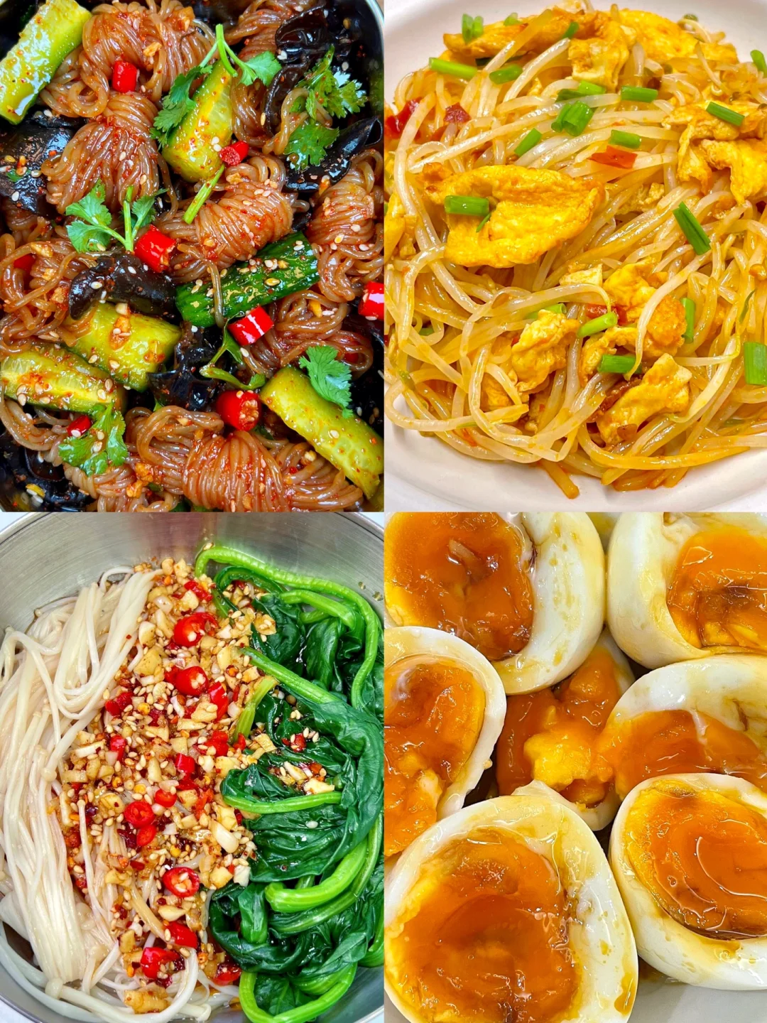 这个豆芽鸡蛋真的一绝！巨好吃