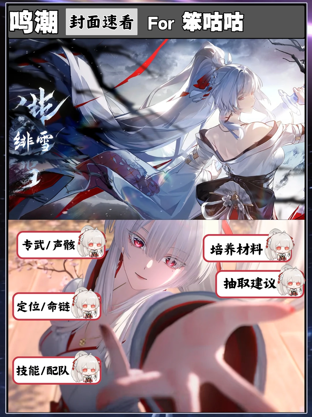 鸣潮｜3.3版本“绯雪”角色攻略