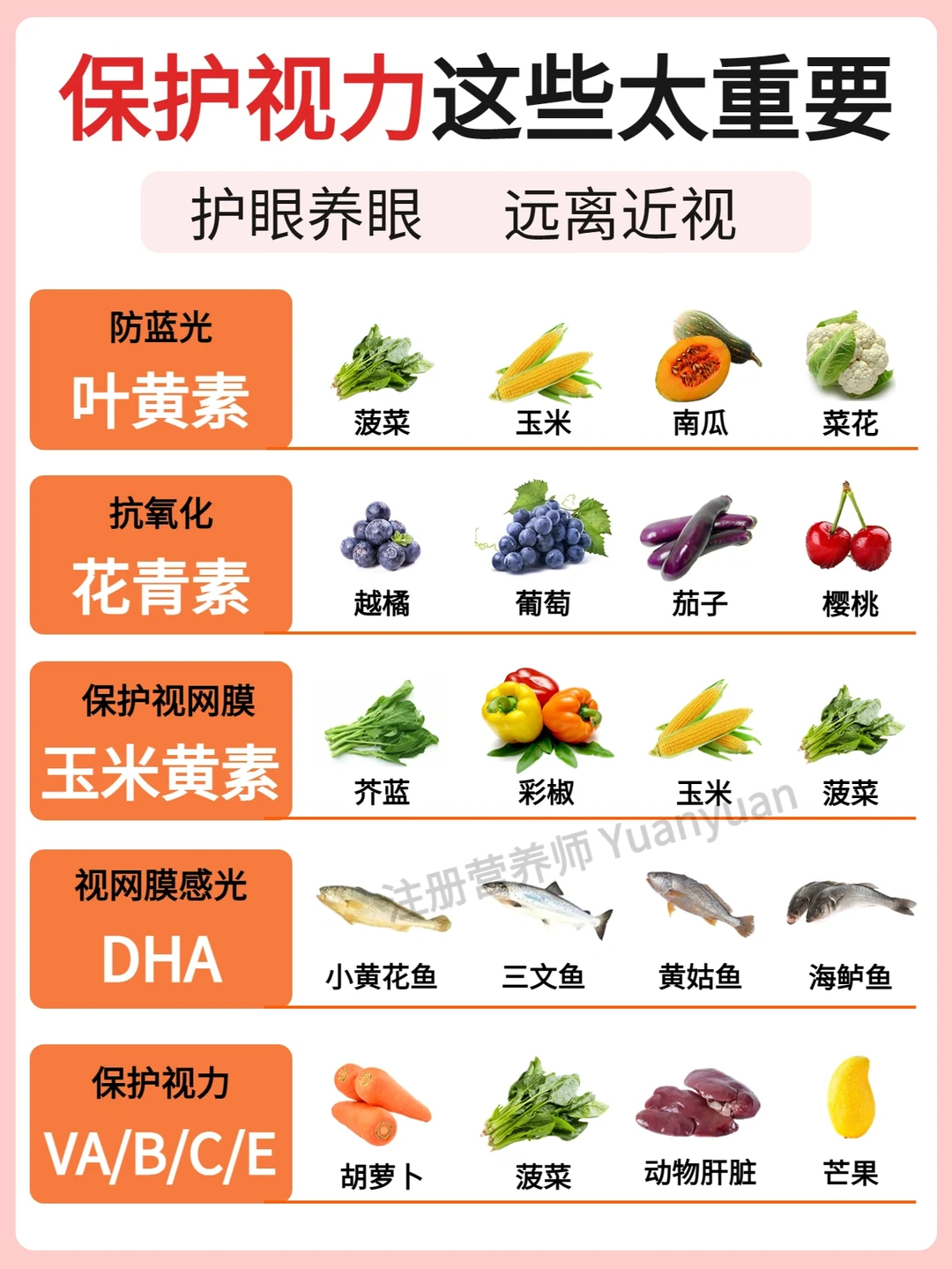 保护视力太重要了👉护眼养眼攻略食物