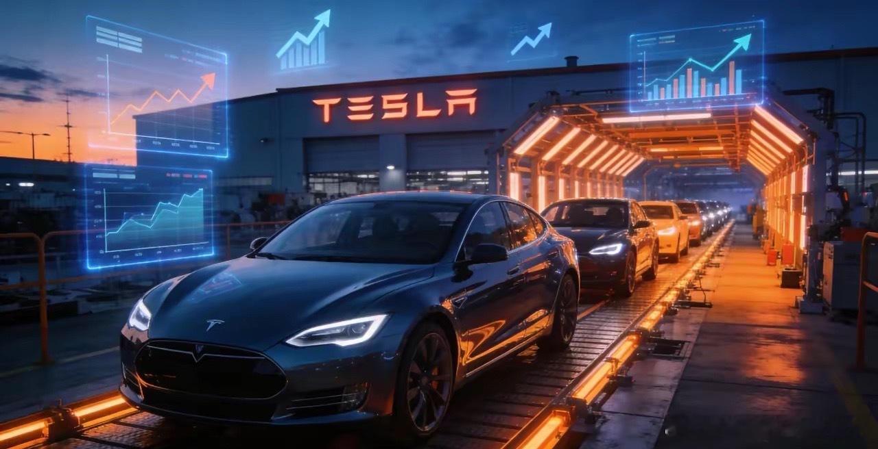 特斯拉 比去年少卖了一万辆 但股价却涨了5%
​特斯拉Q3交付48.65万辆，比华尔街预期的46万辆多了两万多辆。
​股价一夜涨超5%，市值凭空多出几百亿。
​但你仔细看：这个数字比去年同期的49.71万辆还少了1万多辆，同比下降2.1%。
​这是什么魔幻逻辑？
​好比一家餐厅去年卖了1000碗面，今年只卖了980 ​
