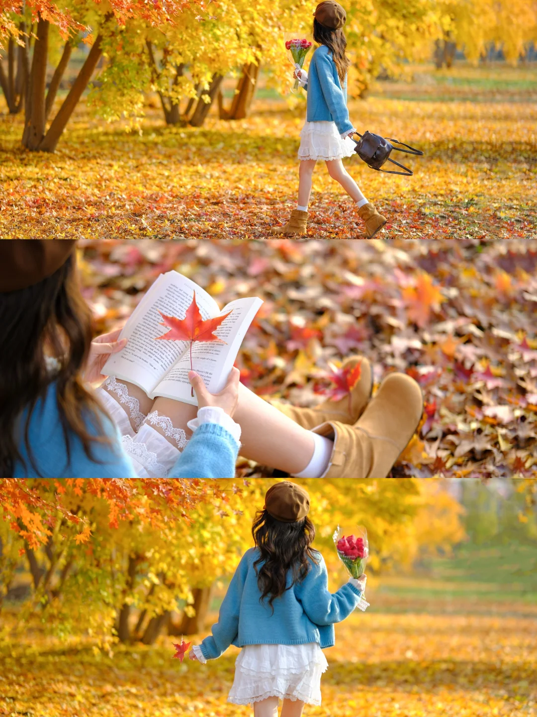 落叶氛围感拍照教程|不能错过的北京金秋