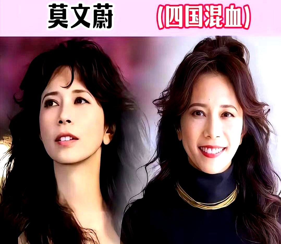 把许玮甯、张榕容、莫文蔚、卢靖姗的照片摆在桌上，你会发现内娱的审美密码全乱了。

她们顶着中法、中意、中美的混血五官，高眉骨压着深眼窝，转过身却把东方女人的温婉揉碎在镜头里。

张榕容一个抬眼，杨贵妃的雍容直接立住。许玮甯眼波一转，骨子里的清冷感扑面而来。

老天爷赏饭吃的绝佳骨相，顶多让观众多盯三