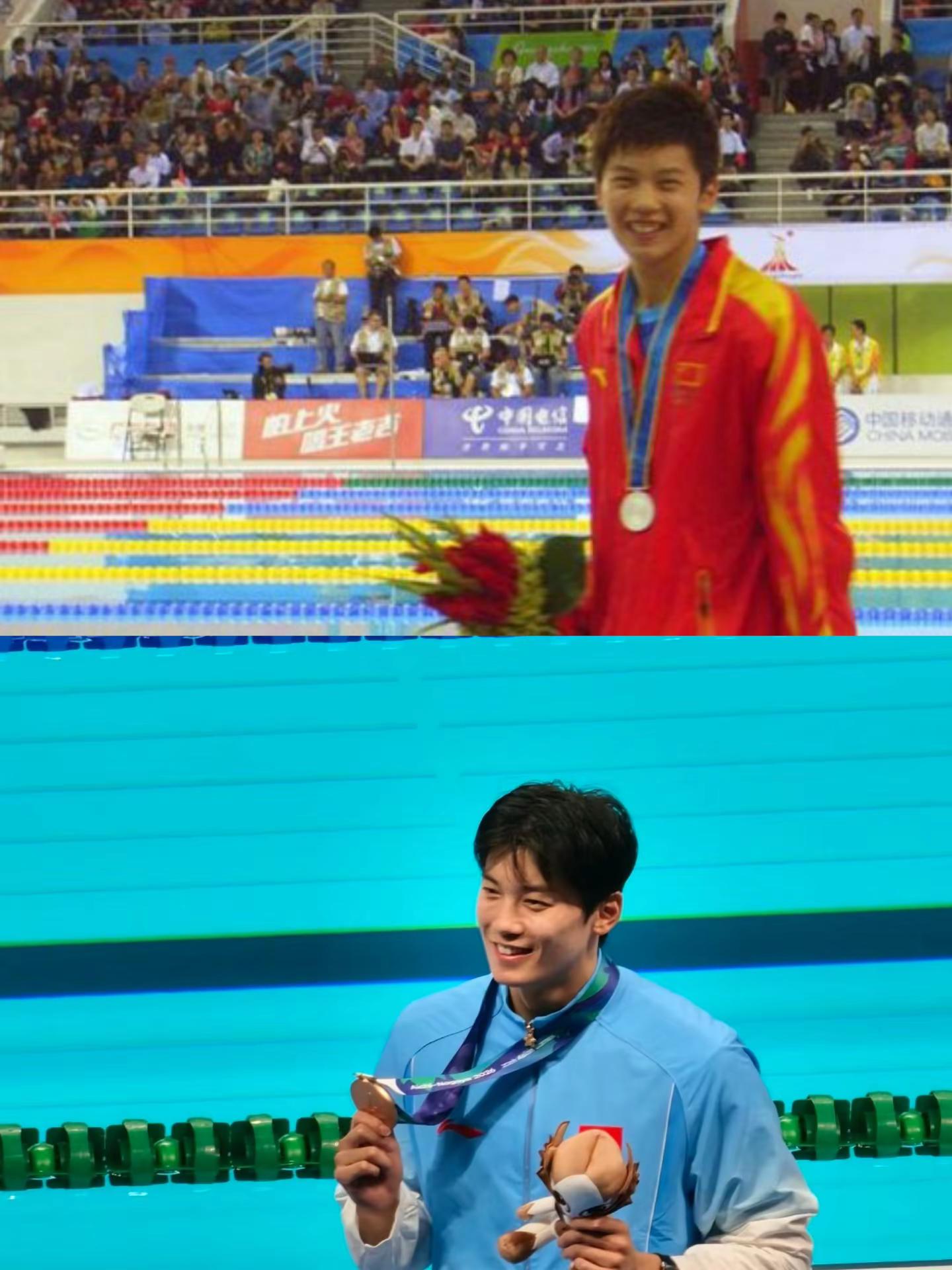 五战亚运 五登领奖台。