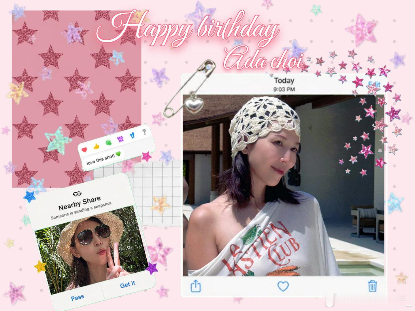 #蔡少芬[超话]#本来想在ada生日那天发 由于学业提前发了吧www#蔡少芬0917生日快乐##蔡少芬# ​
