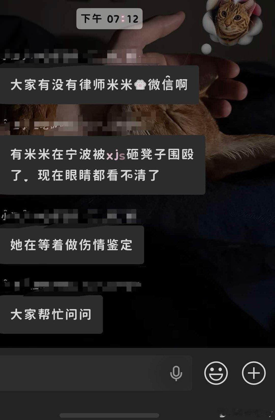我靠 米米被打伤了 帮扩📢
有律师米米吗！ ​