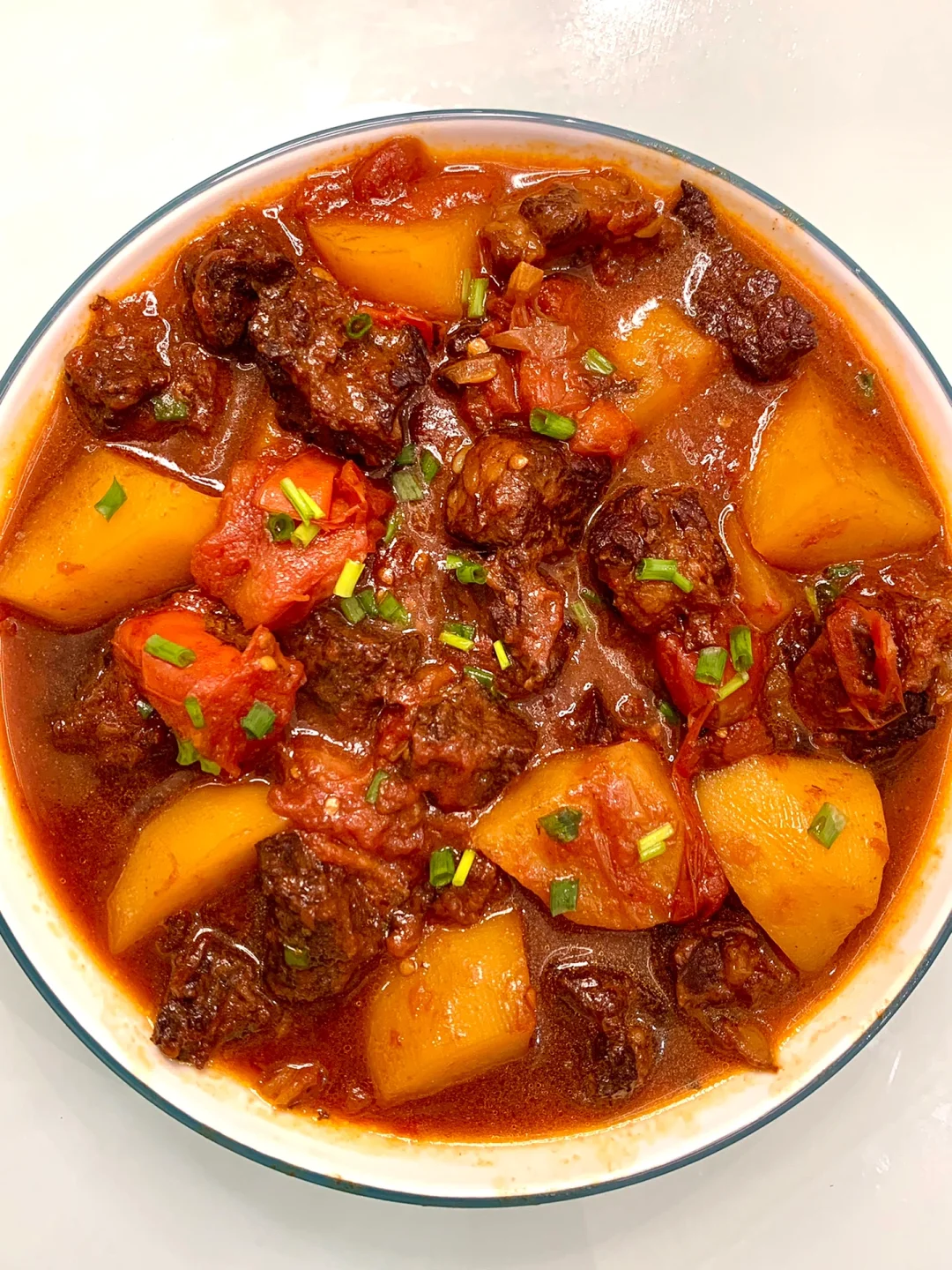 番茄炖牛腩这么做❗️一锅米饭都不够吃❗️