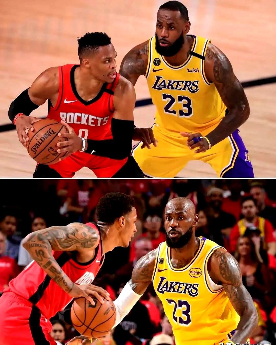 湖人又把火箭打了个3-0！这剧情我好像看过？    勒布朗·詹姆斯，4...