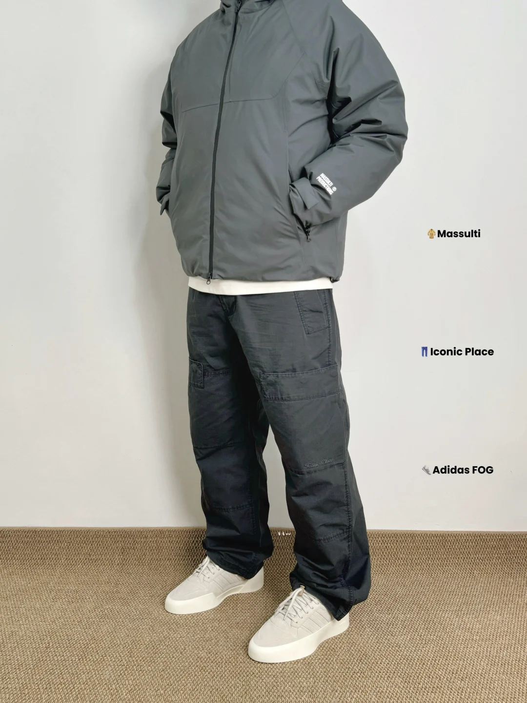 冲锋羽绒服｜格雷系穿搭