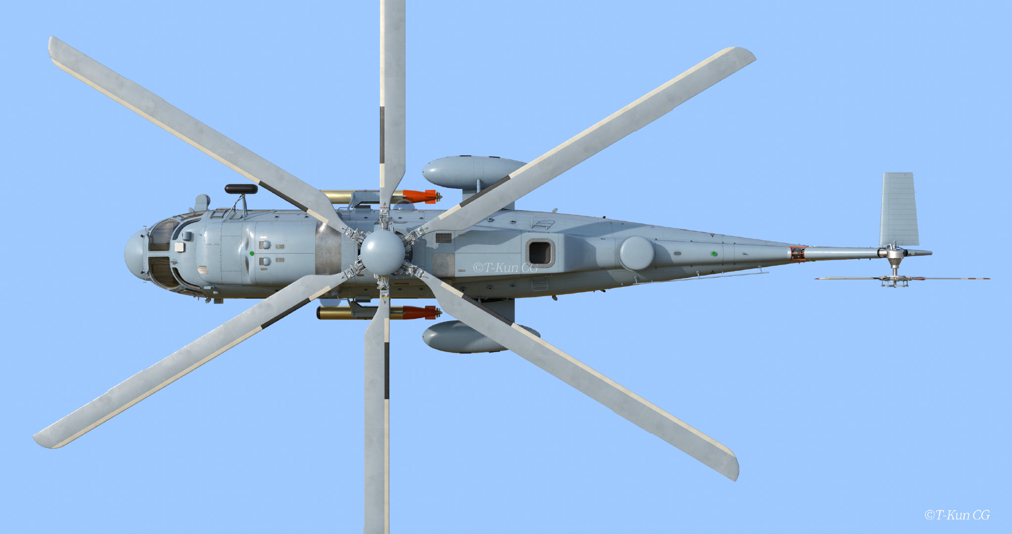 #中国海军[超话]# Z-18F反潜直升机 ​