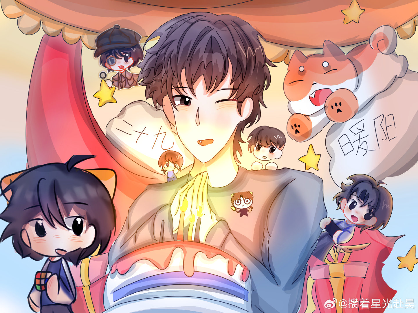 #刘昊然[超话]# 昊然生日快乐[打call] ​