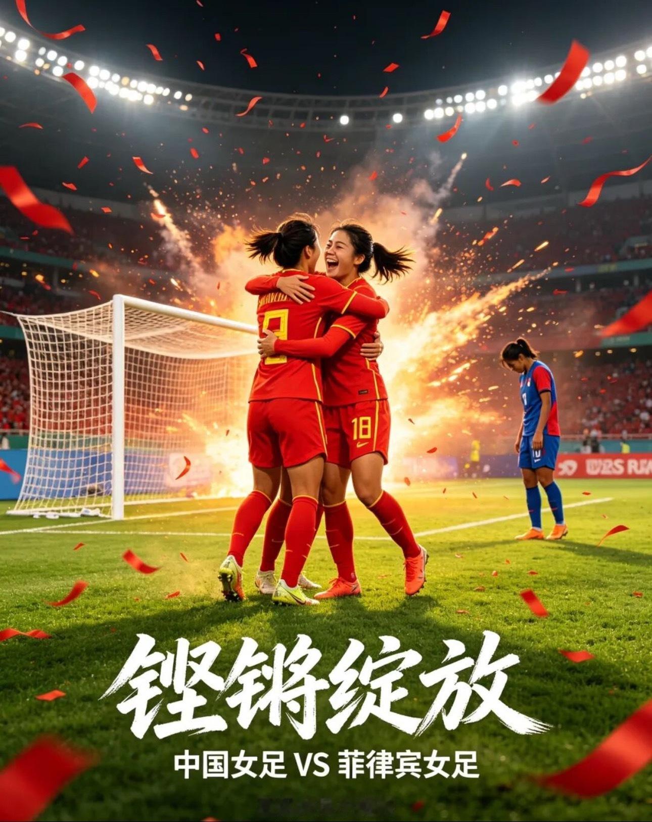 001 亚运女足 15:00 中国女足 vs 菲律宾女足

✅赛前情报

中国女足：大赛经验充足，整体性强，锋线把握机会能力不错，擅长边路传中和中路渗透攻坚。主场作战士气占优，面对东南亚球队身体对抗有明显优势，防线稳定性尚可，压制对手的能力很强。不过在大比分领先之后，球队容易出现注意力松懈，后场防 ​