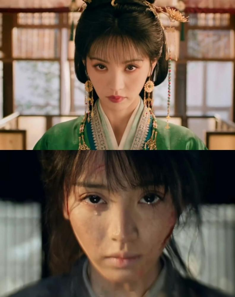 田曦薇新剧演恶女，居然全靠瞪眼蹬人？
刚发预告的《嫁金钗》里，她一人分饰两角走权谋线。网上吐槽把恶女人设演成了无脑撒泼，全程表情出戏，连95后小花能不能扛复杂角色都吵翻了。
有意思的是，今天她刚因为火速接粉丝玩梗，拿网速最快上了正面热搜。之前好几次情商演技争议，团队也从来没正式回应，全靠网友吵来