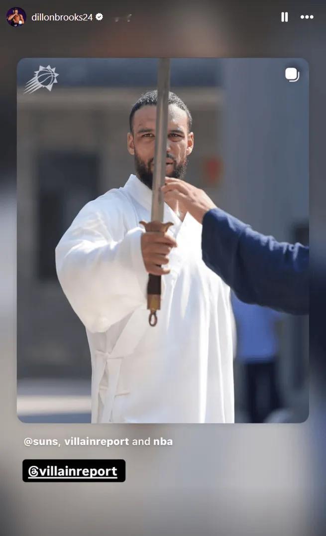 我猜武当山又要在NBA出名了！去年少林寺在NBA大放异彩，得益于文班亚马去年在少林寺进修一个月后突飞猛进，今天狄龙在自己的中国行中，来到了武当山，并晒出来自己在练剑的照片，此前他刚刚和白晶打了一场百分大战！