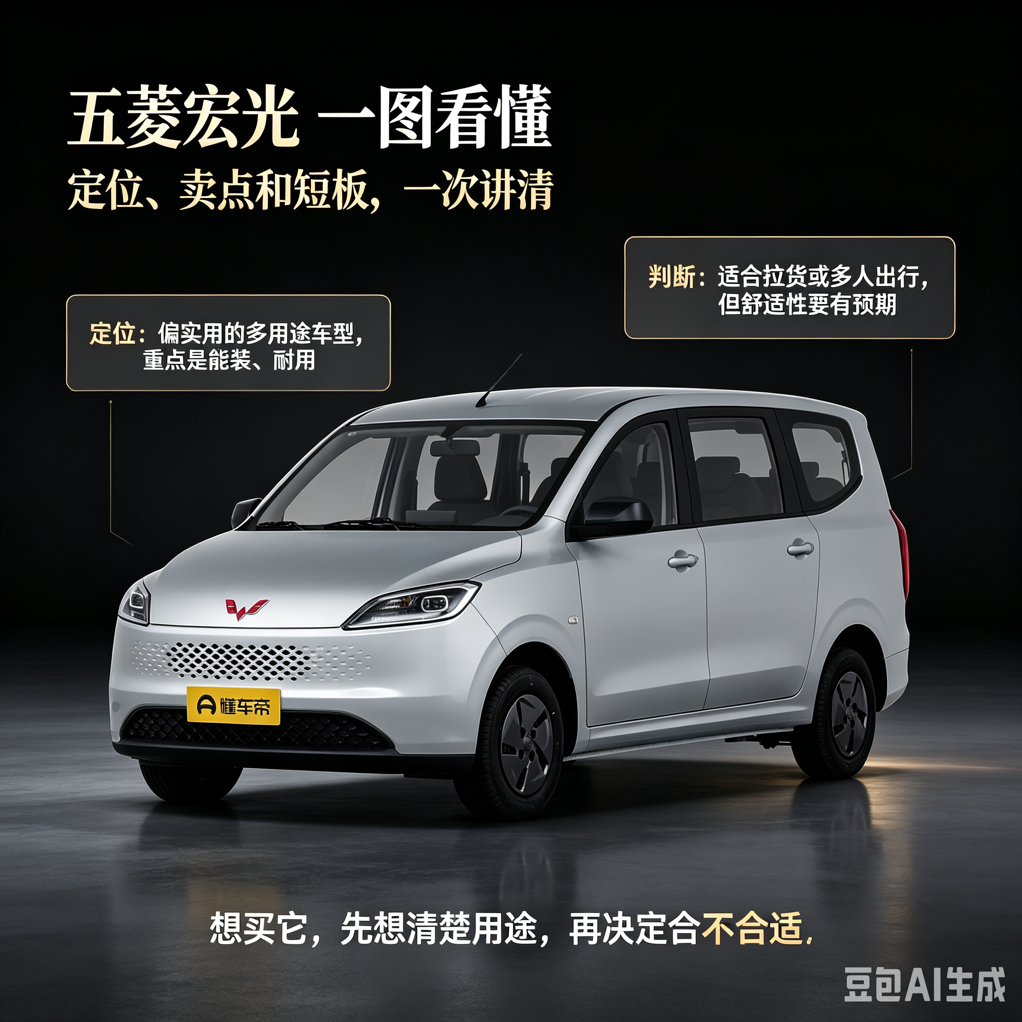 买五菱宏光前，先把用途想明白
