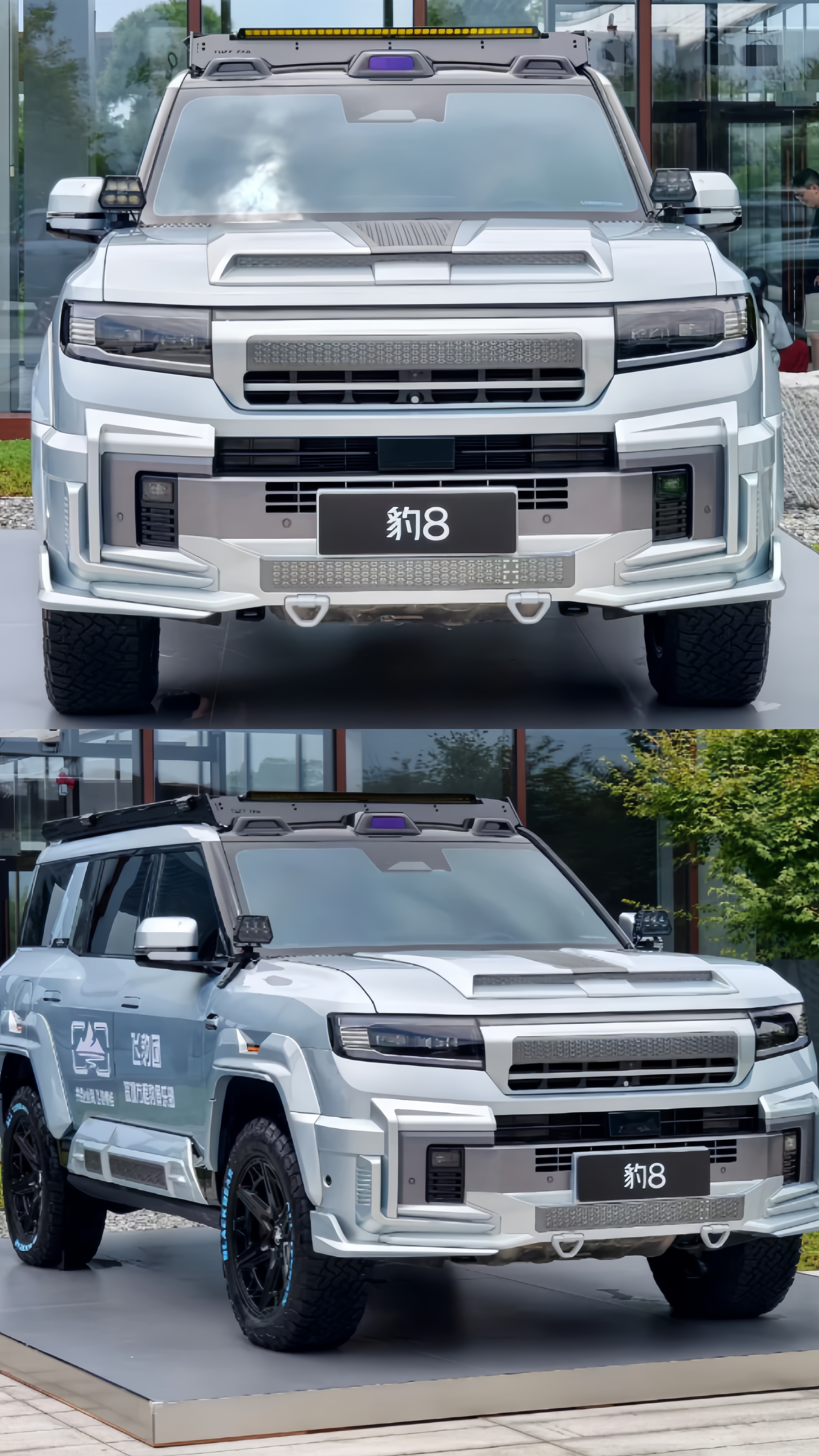 方程豹豹8的维京套件有点小帅啊！
方程豹SUV 方程豹越野套件