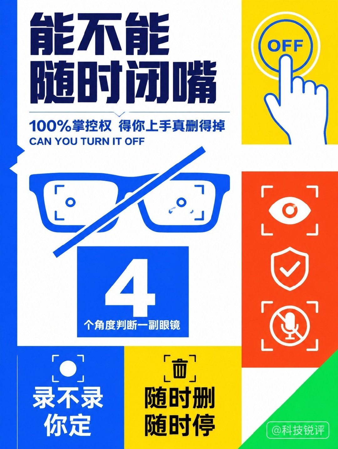 #AI眼镜成为隐私重灾区#有点细思极恐。AI眼镜拍摄几乎没有存在感，别人很难察觉正在被录像收音。一边是科技进步带来的便利，另一边偷拍、数据采集的边界越来越模糊。技术该为人服务，而不是变成侵犯他人隐私的工具，隐私保护真的该跟上了。 ​