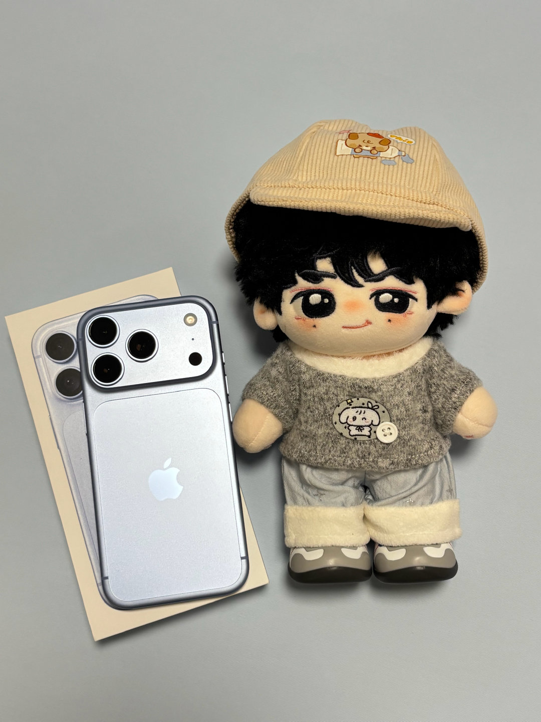 给我家肥肥买的新手机iphone18 pro 冰川蓝 521G到了[害羞] ​