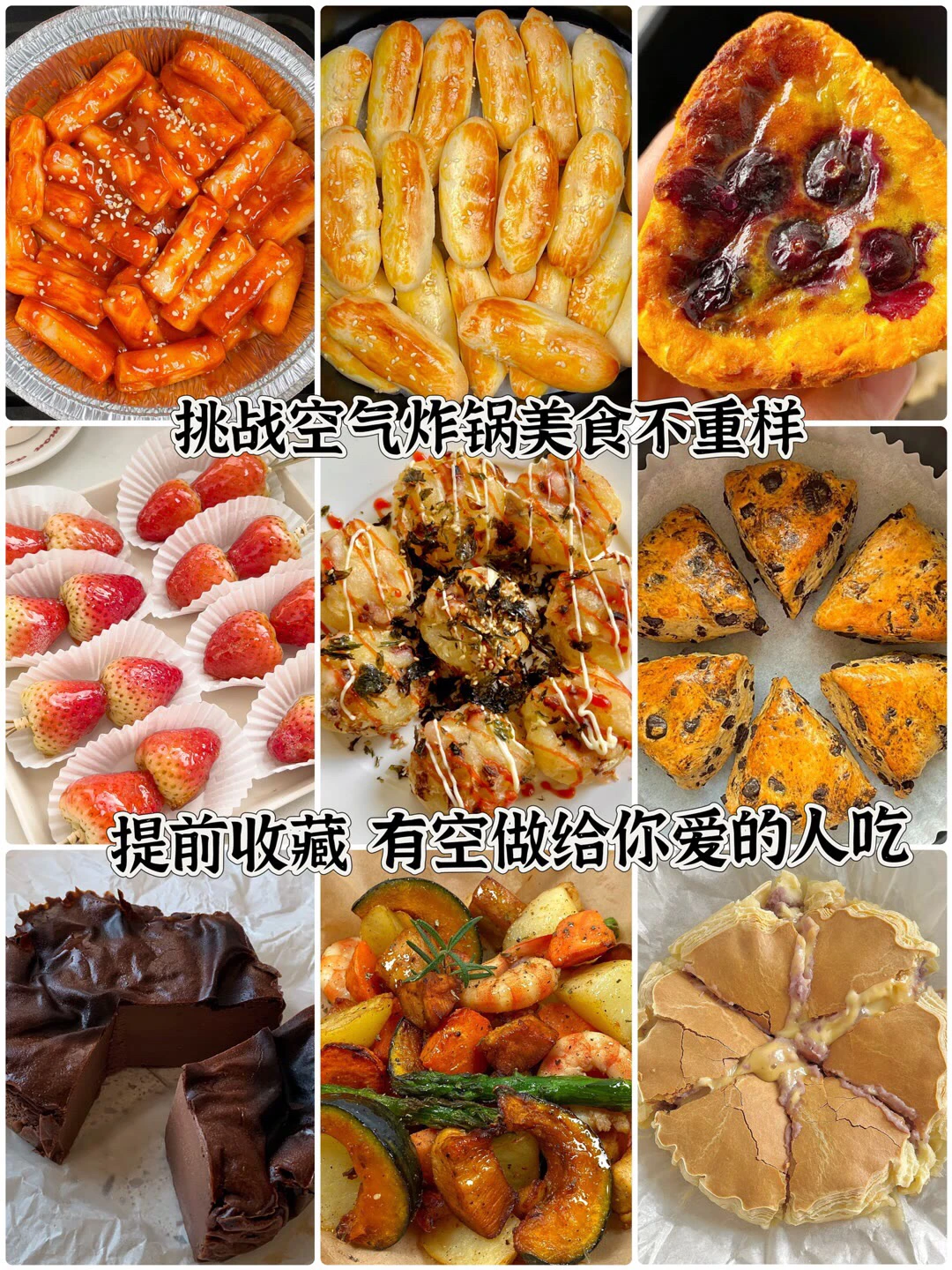 挑战空气炸锅100款美食