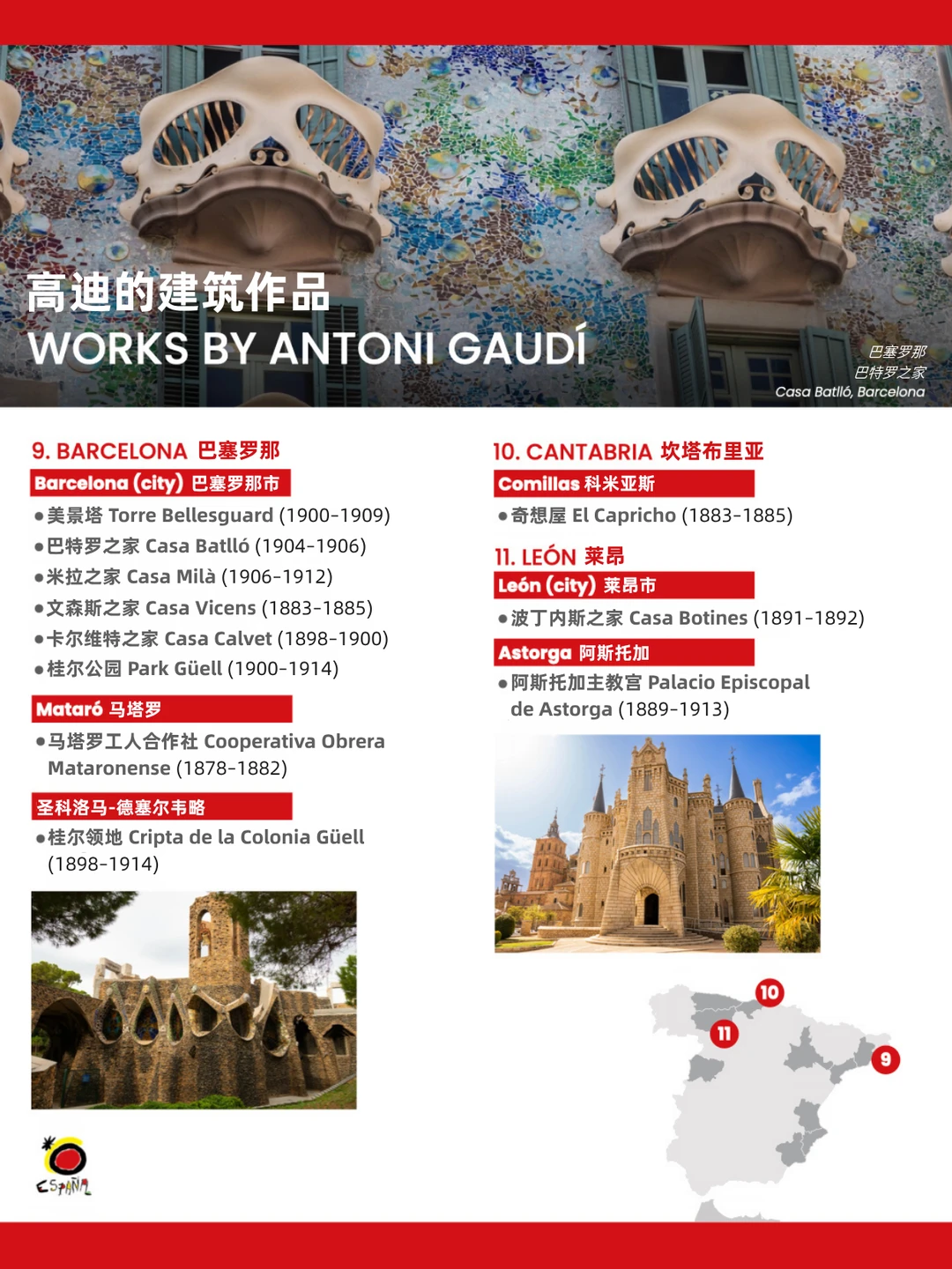 高迪之外，还有一整个西班牙的现代主义！ 	 提起西班牙现代主义建筑，你...