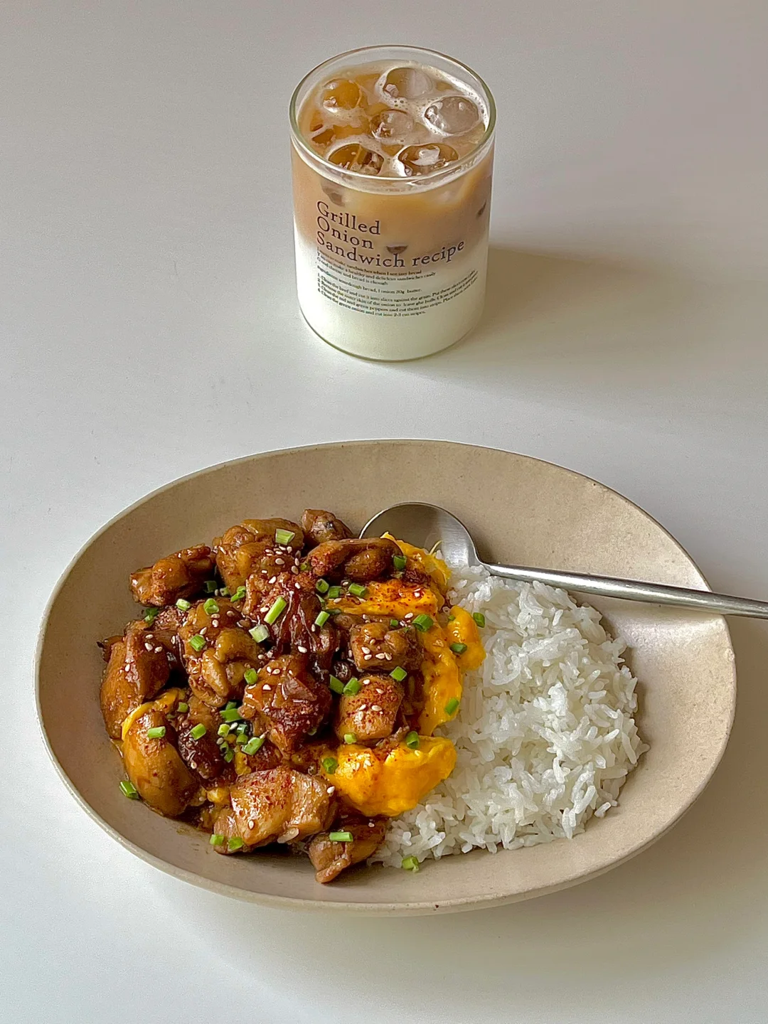 ☀️周末的早午餐｜巨好吃照烧鸡肉滑蛋盖饭 😋