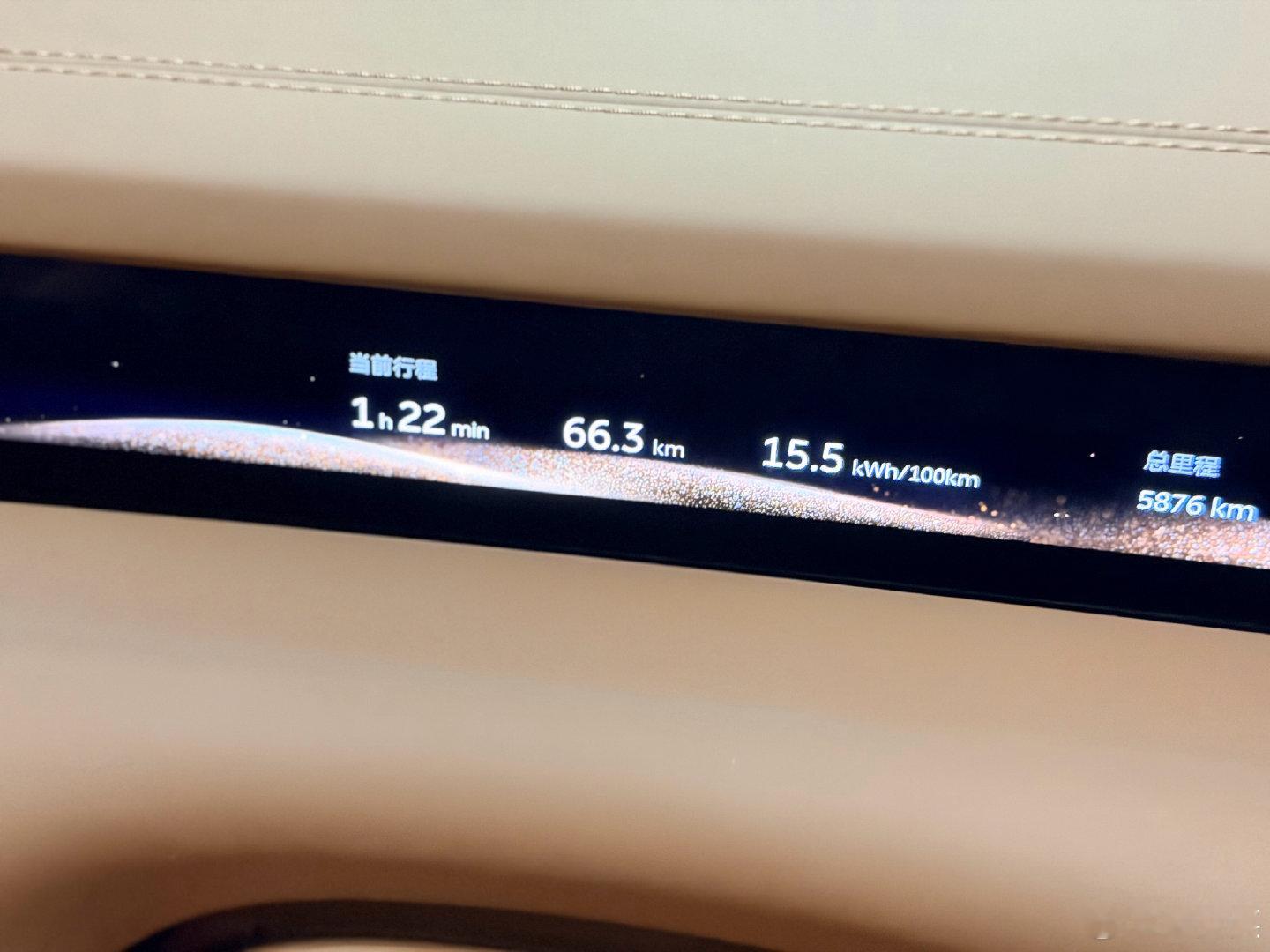 早高峰往崇明开真可怕，
1个半小时就开这么点，
ET9能耗都开成15.5度了[笑cry] ​