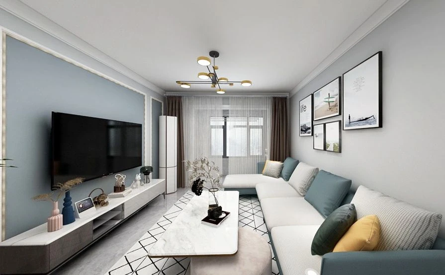 越简洁越有感🍀97㎡简约北欧风装修