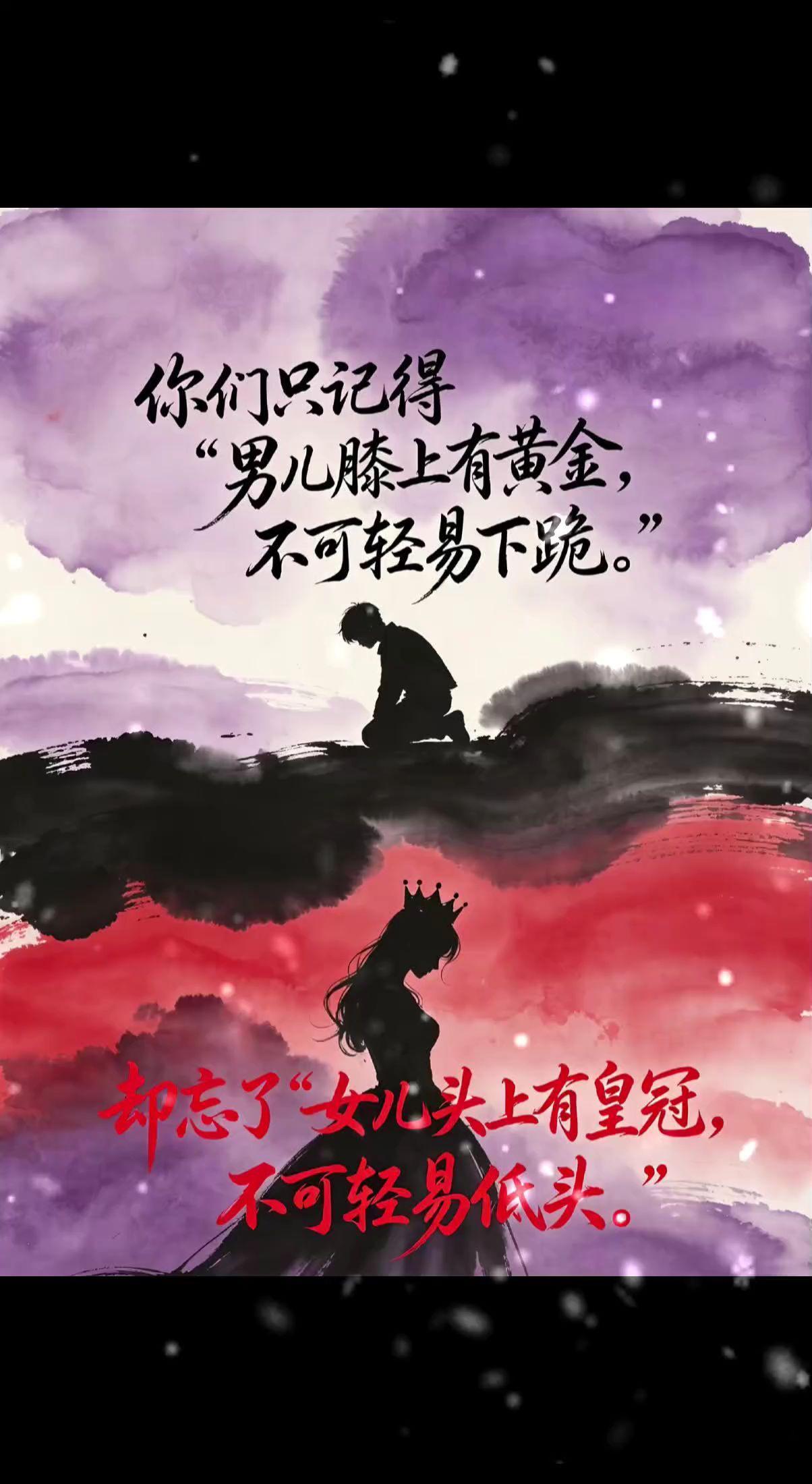 一个骨子里硬气不服输的女孩，一身傲骨，从不认怂服输！纵使尝遍世间万苦，依然不愿吐露心扉人生感悟分享 不可轻易低头
